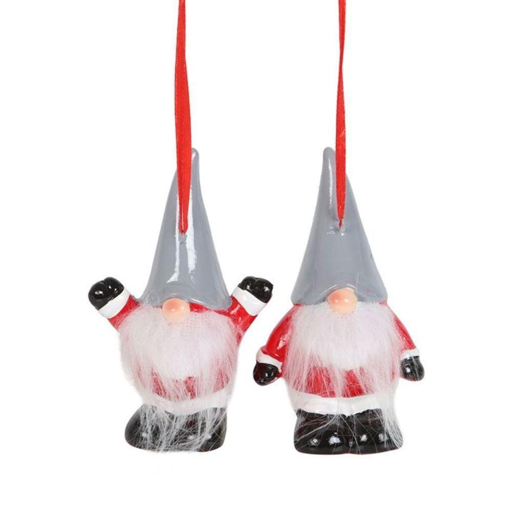 10cm Hanging Santa Decoration - DuvetDay.co.uk