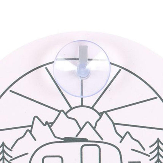 Happy Camper Window Sign - DuvetDay.co.uk