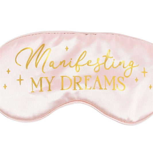 Manifesting My Dreams Satin Sleep Mask - DuvetDay.co.uk