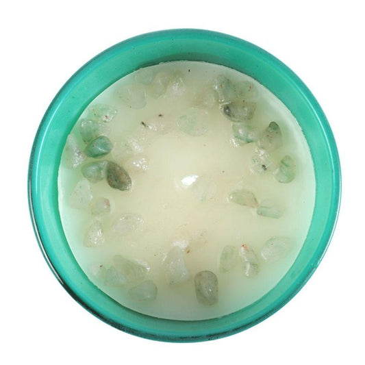 Sagittarius Ylang Ylang & Amber Gemstone Zodiac Candle - DuvetDay.co.uk