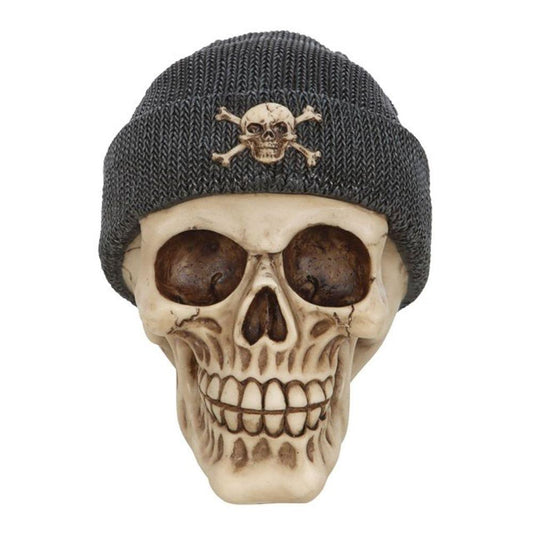 Skull Ornament with Beanie - DuvetDay.co.uk