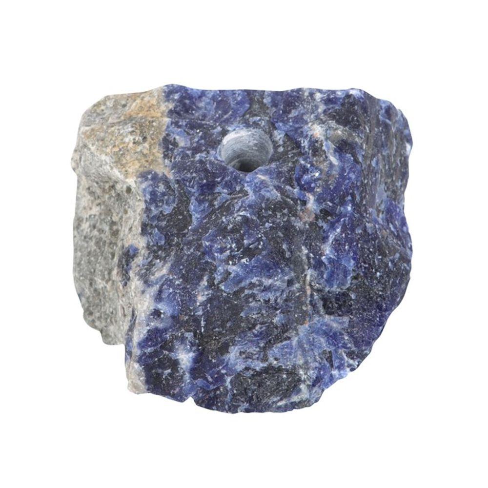 Sodalite Crystal Incense Stick Holder - DuvetDay.co.uk