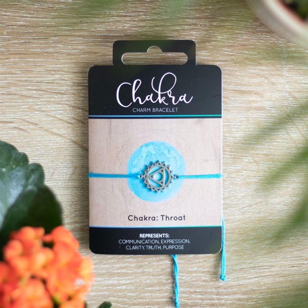 Throat Chakra Charm Bracelet - DuvetDay.co.uk