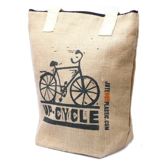 Up Cycle - Eco Jute Bag - DuvetDay.co.uk