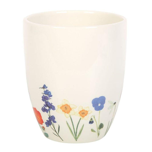 Wildflower Ceramic Plant Pot - DuvetDay.co.uk