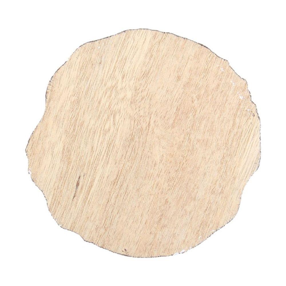 Winter Solstice Wood Slice Coaster Set - DuvetDay.co.uk