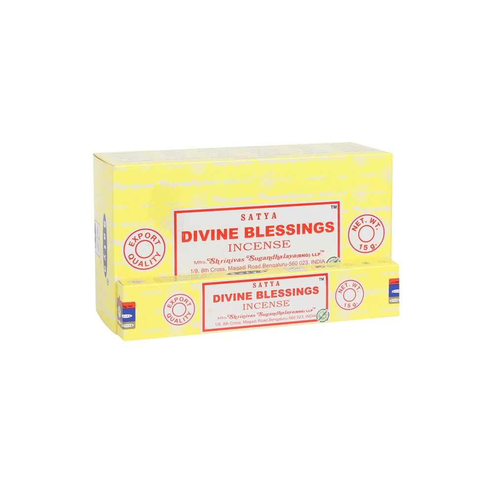 12 Packs Divine Blessings Incense Sticks by Satya - DuvetDay.co.uk