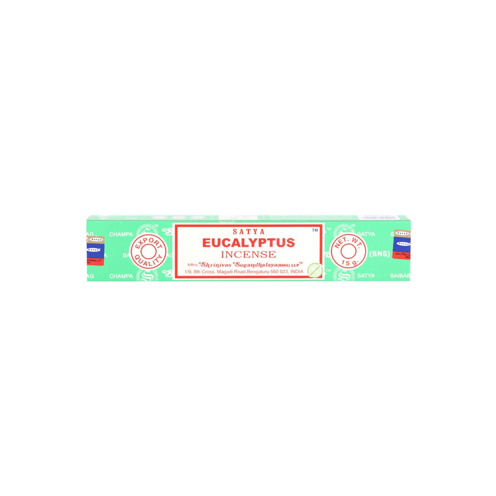 12 Packs Eucalyptus Incense Sticks by Satya - DuvetDay.co.uk