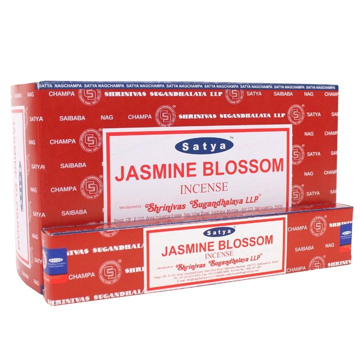12 Packs of Jasmine Blossom Incense Sticks by Satya - DuvetDay.co.uk