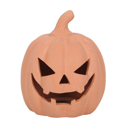 15cm Terracotta Pumpkin Ornament - DuvetDay.co.uk