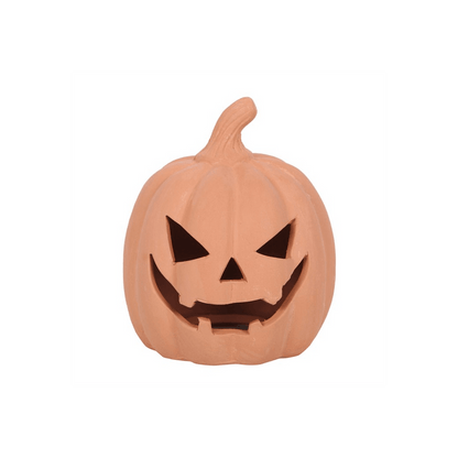 15cm Terracotta Pumpkin Ornament - DuvetDay.co.uk