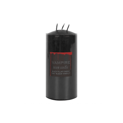 15cm Vampire Tears Pillar Candle - DuvetDay.co.uk