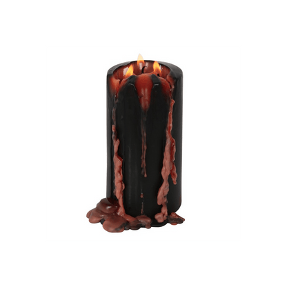 15cm Vampire Tears Pillar Candle - DuvetDay.co.uk