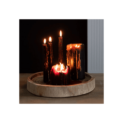 15cm Vampire Tears Pillar Candle - DuvetDay.co.uk