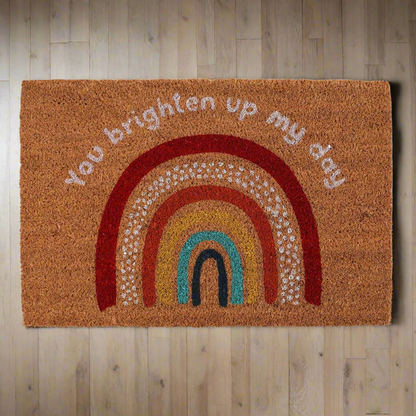 Rainbow Natural Doormat