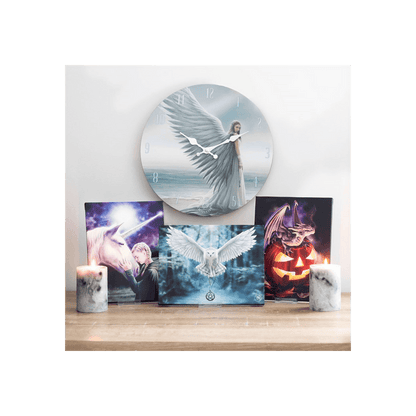 19x 25cm Trick or Treat Canvas Plaque By Anne Stokes - DuvetDay.co.uk