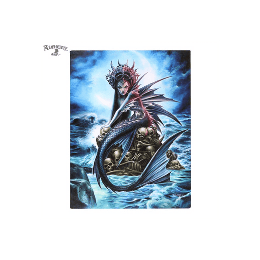 19X25cm Atargatis Canvas Plaque by Alchemy - DuvetDay.co.uk