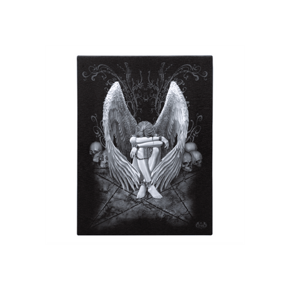 19x25cm Enslaved Angel Canvas Plaque by Spiral Direct - DuvetDay.co.uk