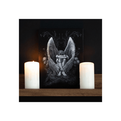 19x25cm Enslaved Angel Canvas Plaque by Spiral Direct - DuvetDay.co.uk