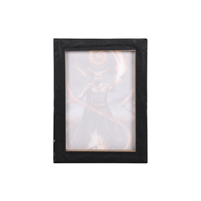 19x25cm Fire Element Wizard Canvas Plaque by Anne Stokes - DuvetDay.co.uk