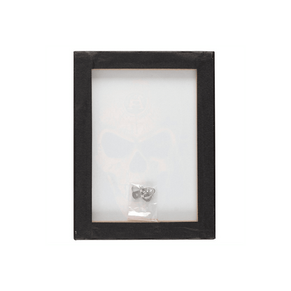 19x25cm Omega Skull Canvas Plaque by Alchemy - DuvetDay.co.uk