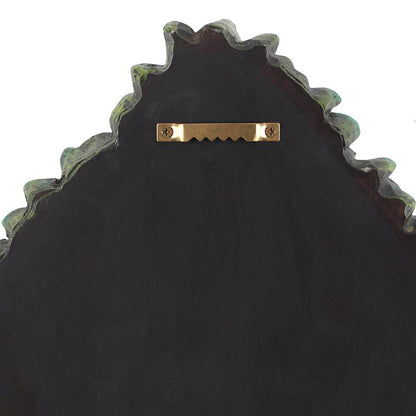 22.5x20cm Festive Green Man Wall Plaque - DuvetDay.co.uk