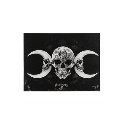 25x19cm Dark Goddess Canvas Plaque by Alchemy - DuvetDay.co.uk