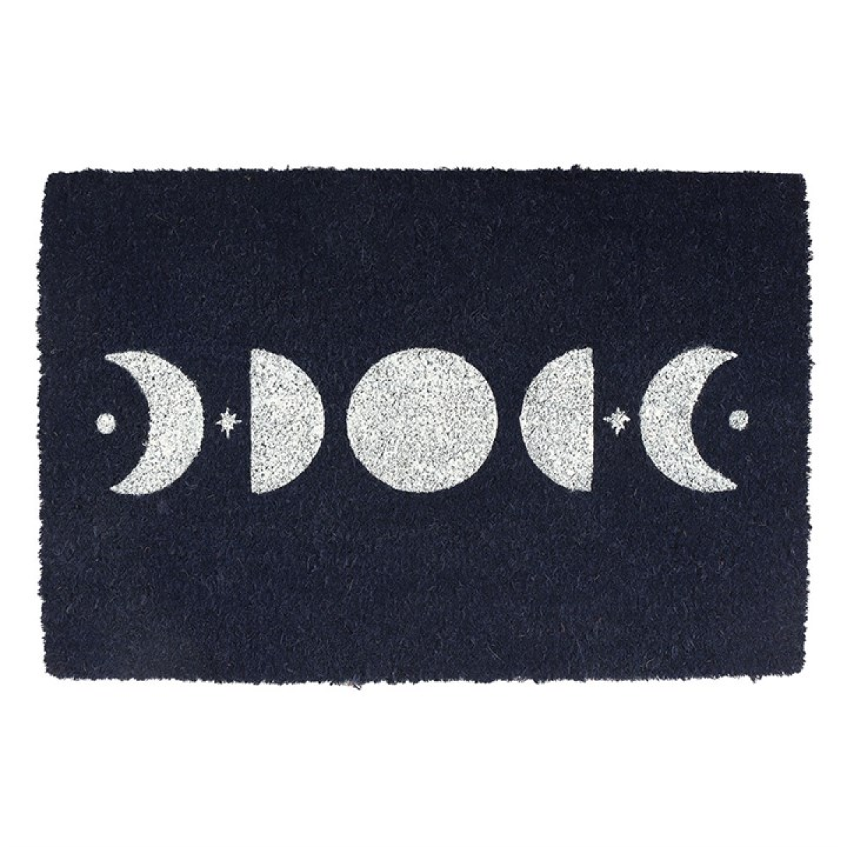 Dark Blue Moon Phase Doormat