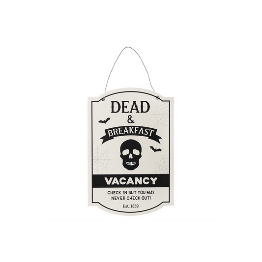 30cm Dead and Breakfast Hanging Sign - DuvetDay.co.uk