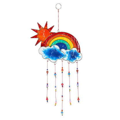 35cm Sun and Rainbow Suncatcher - DuvetDay.co.uk