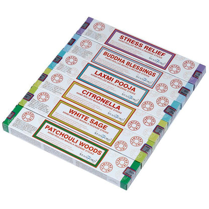 37362 Stamford Masala Incense Sticks 12 Pack Set - Meditating - DuvetDay.co.uk