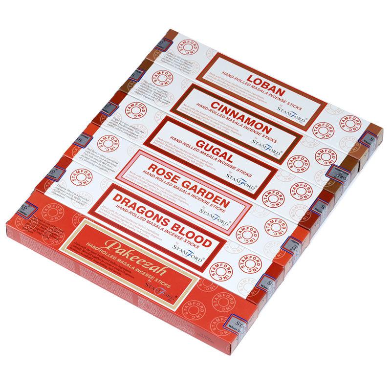 37363 Stamford Masala Incense Sticks 12 Pack Set - Eastern - DuvetDay.co.uk