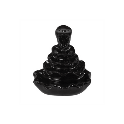 4-Tier Ripple Backflow Incense Burner - DuvetDay.co.uk