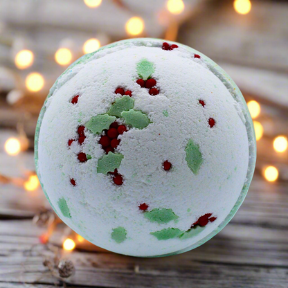 Christmas Bath Bomb - Holly Berry & Mistletoe
