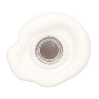 White Cat Shaped Salt and Pepper Shakers