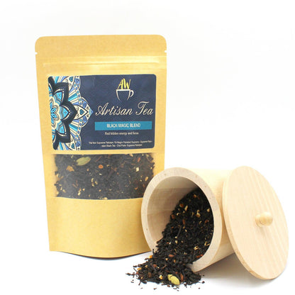 50g Black Magic Blend Artisan Tea - DuvetDay.co.uk