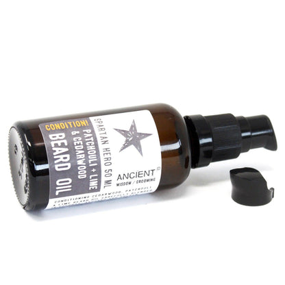 50ml Beard Oil - Spartan Hero - Condition! - DuvetDay.co.uk