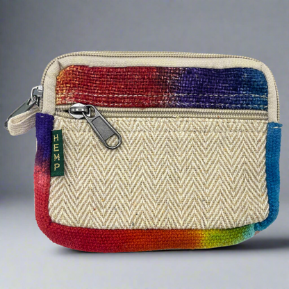 Tiedye Hemp Square Pouch
