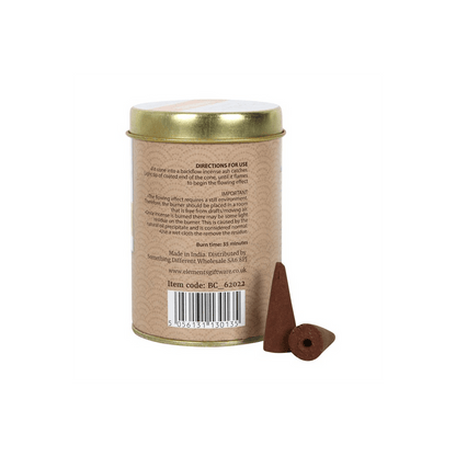 6 Tins of Elements Frankincense Jumbo Backflow Cones - DuvetDay.co.uk
