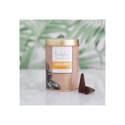 6 Tins of Elements Sandalwood Jumbo Backflow Cones - DuvetDay.co.uk