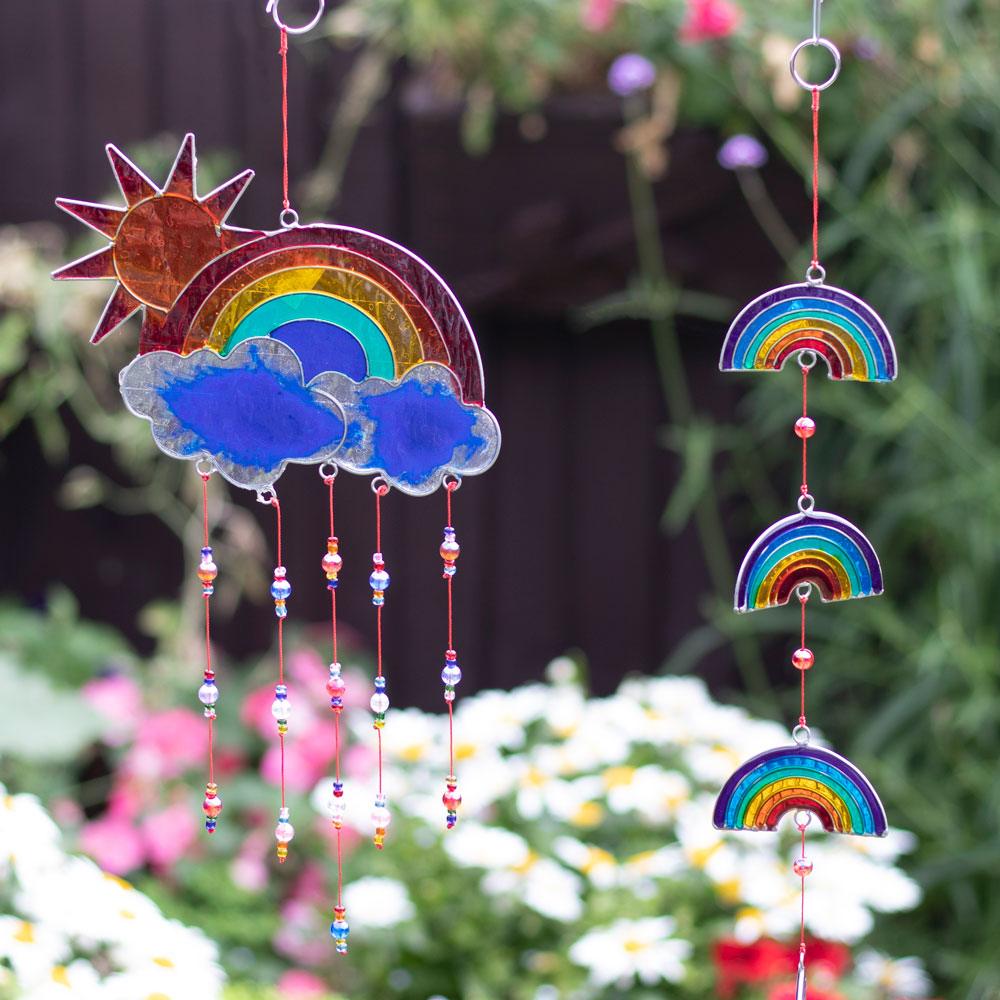 60cm String of Rainbows Suncatcher - DuvetDay.co.uk