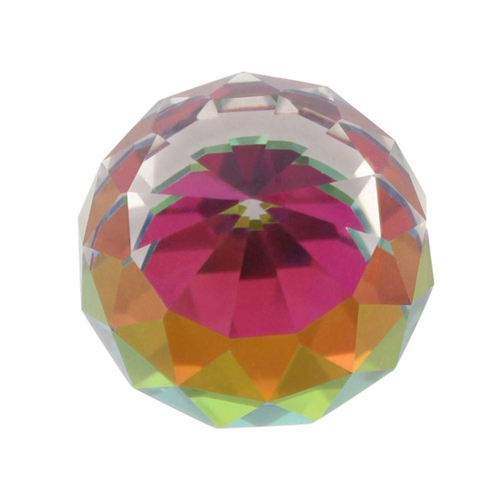 6cm Faceted Rainbow Crystal - DuvetDay.co.uk