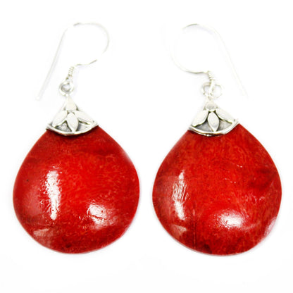925 Silver Earrings - Ball Drops - DuvetDay.co.uk