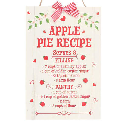 Autumn Skies & Apple Pies Hanging Sign