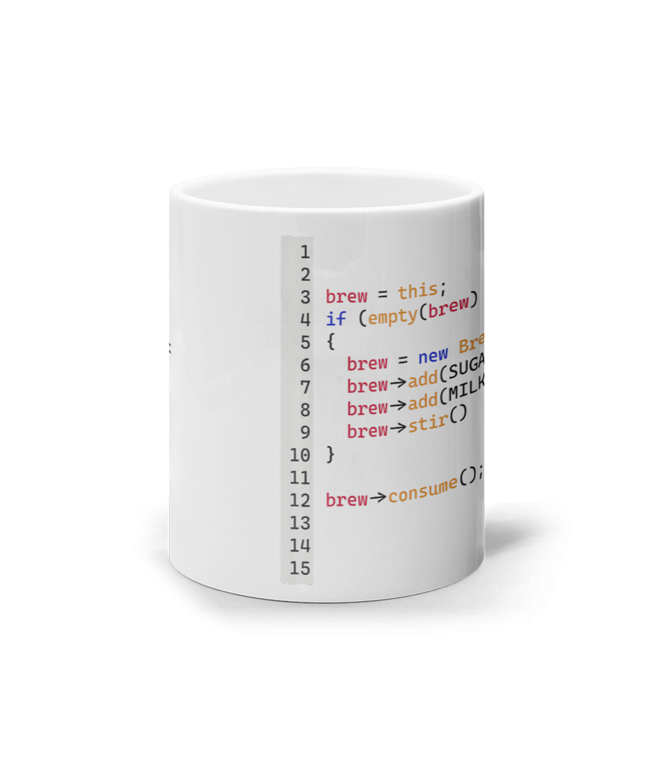 Coder Programmer Coffee Mug. Gift for developer or software engineer