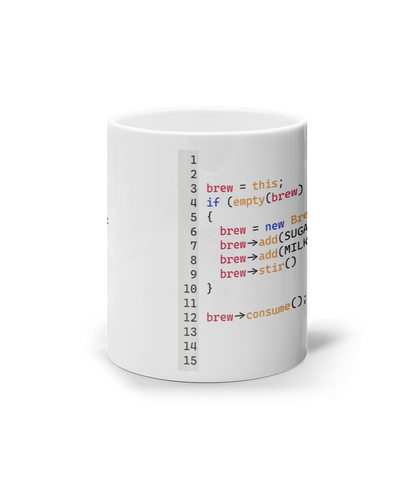 Coder Programmer Coffee Mug. Gift for developer or software engineer