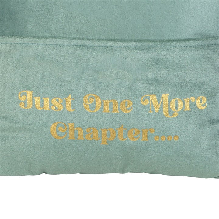 Just One More Chapter Cushion with Book Pocket