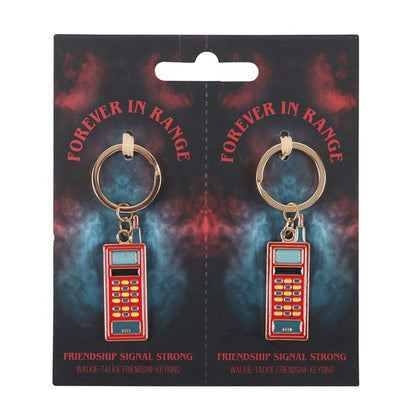 Set of 2 Friendship Walkie Talkie Keyrings