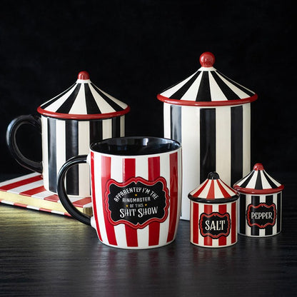 Circus Tent Salt and Pepper Shakers