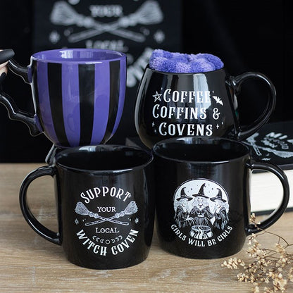 Coffee, Coffins & Covens Mug and Socks Set